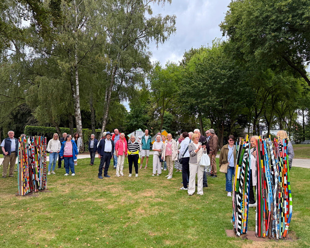Rundgang KUNST FÜR VIER Vier-Jahreszeiten-Park Oelde